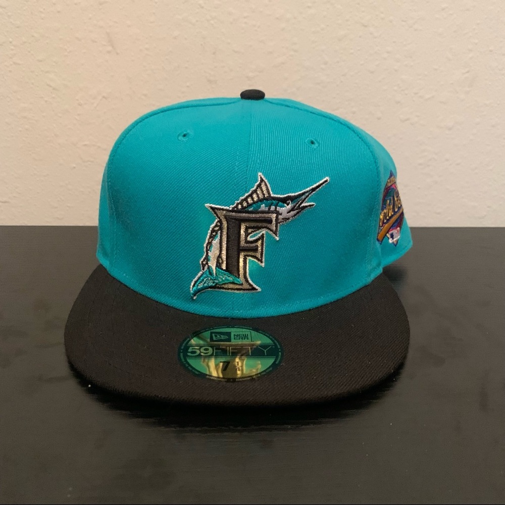 Florida Marlins New Era 1997 World Series On-Field 59FIFTY Fitted Hat - Teal
